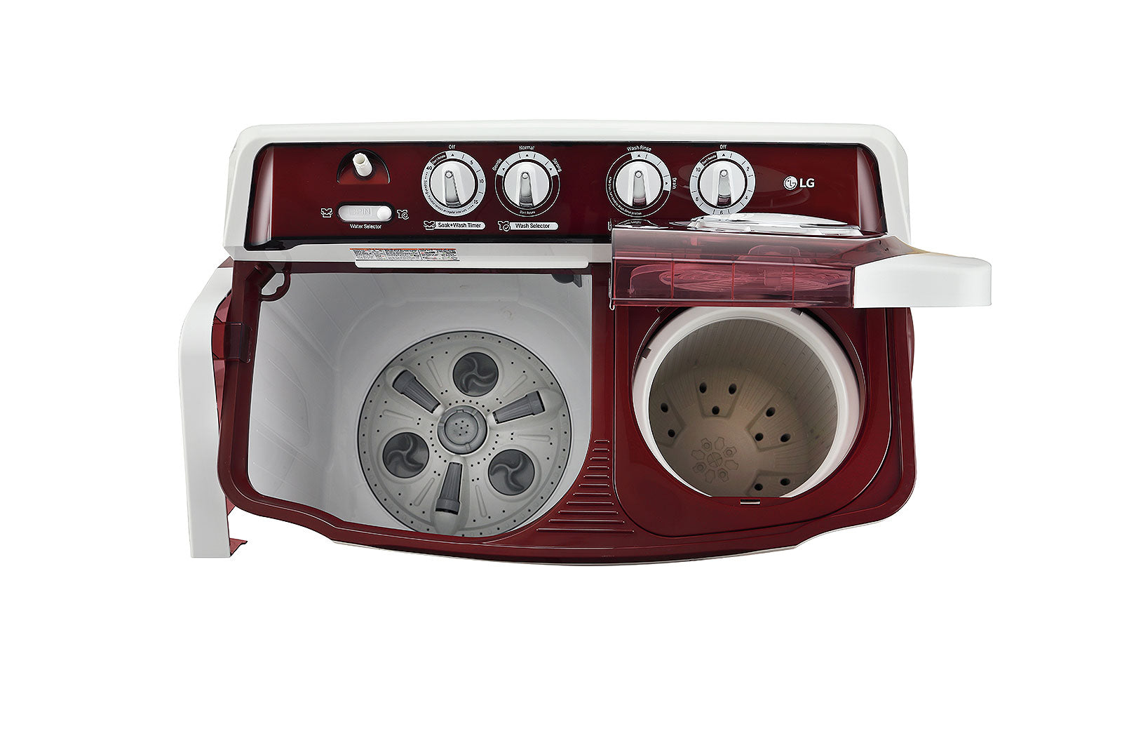 LG 8.0 kg Semi Automatic Washing Machine (White,P8035SRAZ) LG 8.0 kg Semi Automatic Washing Machine (White,P8035SRAZ)